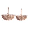 Handwoven Flower Basket with Handle Multipurpose Bedroom Dormitory Party Decor