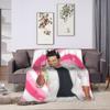 Chayanne Singer Super Soft Blanket  Camping Plush Throw Blanket Street Trend Outdoor Flannel Bedspread Sofa Bed Cover
