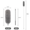 Feather Duster Adjustable Extended Dust Removal Cleaning Ceilings Ultra-fine Fiber Multipurpose Household Cleaning Tools