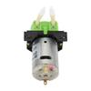 D-2 2*4mm   12V   Peristaltische Flüssigkeitspumpe Dosierpumpe für Laboranalyse(Grün)