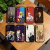 Sigmund Freud Psychoanalysis Phone Case Black Silicone Soft For Samsung Galaxy A73,A72,A71,A70,A53,A52,A51