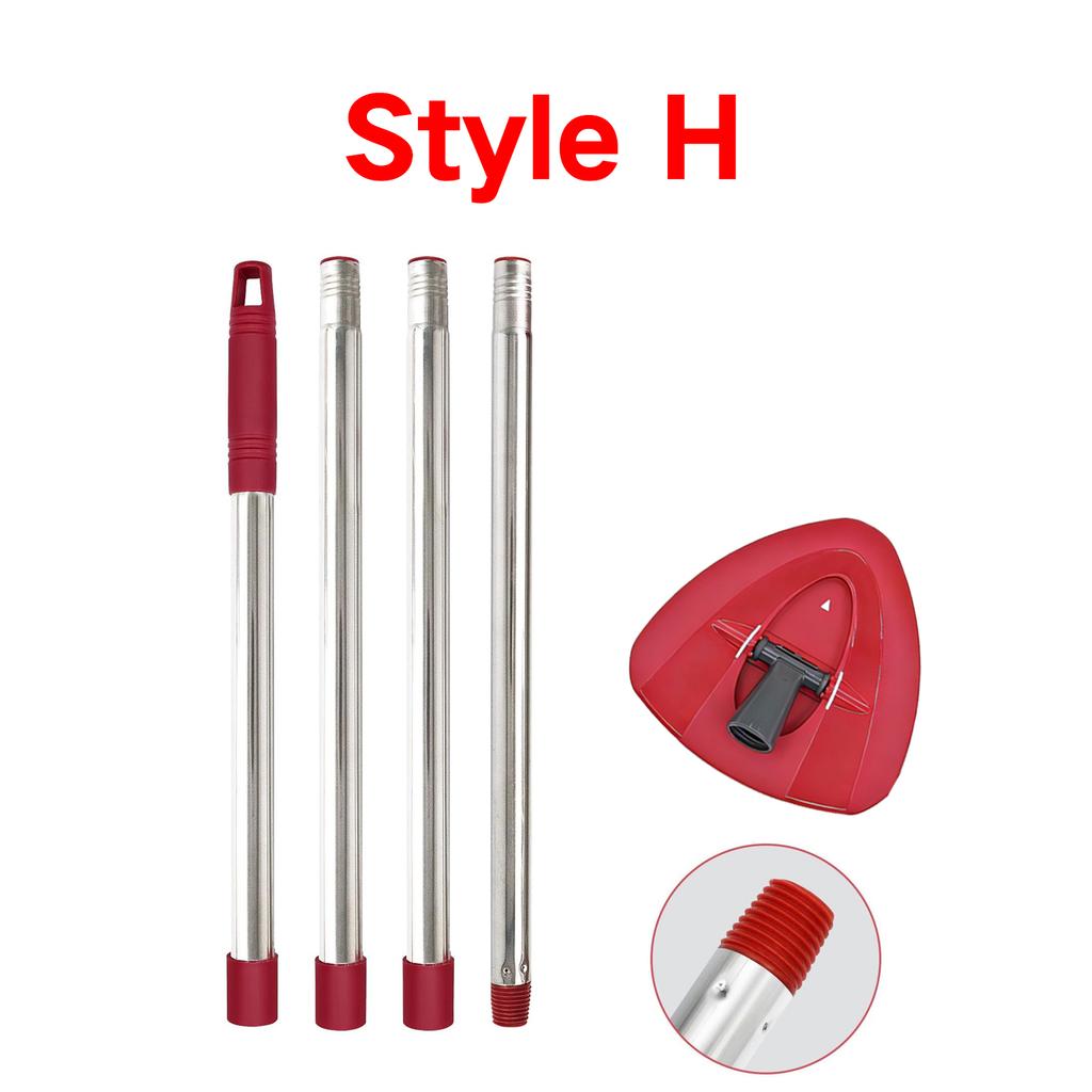 Mop Handle and Mop Base for O-cedar/Vileda 1Tank System,Mop Handles for O-cedar/Vileda Spin Mop & H2pro Flat Mop