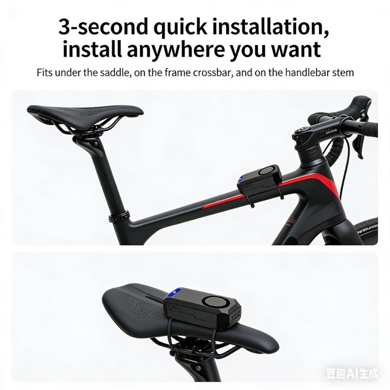 Advanced Anti Theft Security Alarm for Bicycles Motorcycles Electric Scooters with Wireless Remote Control