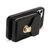 For iPhone 11 6.1 Inch PU Leather Coated TPU Card Slot Phone Case Kickstand Crossbody Zipper Cover