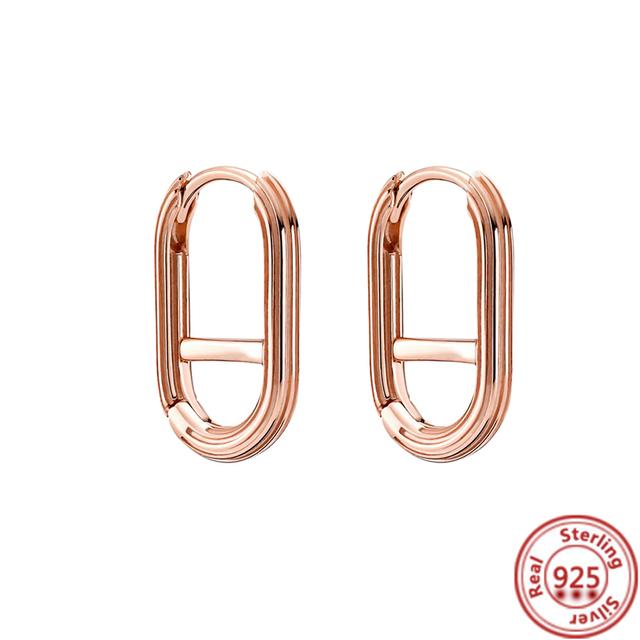 New 100% 925 Sterling Silver Pavé Round Butterfly Leaves Pine Cones Sparkling Openwork  Earrings Women Jewelry Gifts