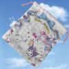 Large Sanrio Canvas Double-Sided Printed Drawstring Tote Bag, Eco-friendly Storage Solution