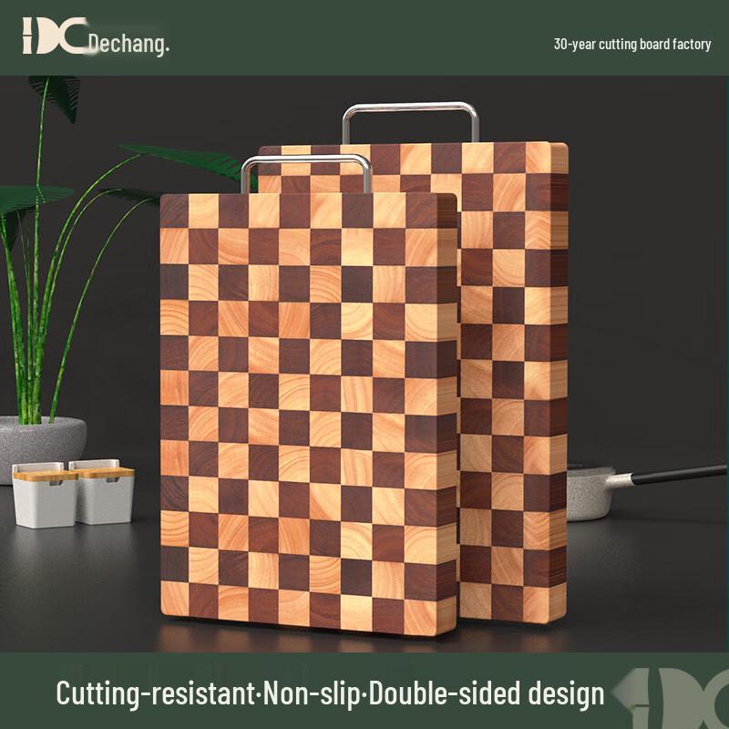 

Dechang Chessboard Pattern Dual-Sided Wooden Cutting Board