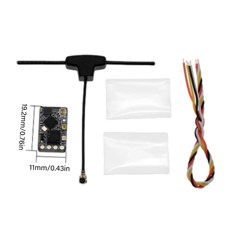 ELRS 2.4G Mini Receiver 2.4G SX1280 Long Scale Receiver For FPV Long Scale Racing Drones Quadcopter