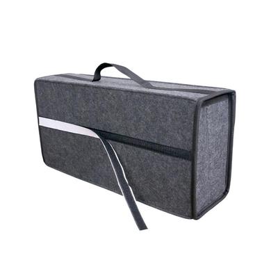 Sac Organisateur de Coffre de Voiture Conteneur Multifonctionnel en Feutre Pour Automobile Économiser de l'Espace Sac de Rangement d'Accessoires de Voiture avec Poignée