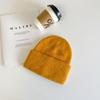 Korean Style Thickened Knit Hats for Women, Ear Protection, Large Fit, Face-Slimming, Warm, In Stock