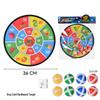 72cm Foldable Sticky Ball with 36cm Target - Cartoon Interactive Toy for Indoor & Outdoor Parent-Child Play