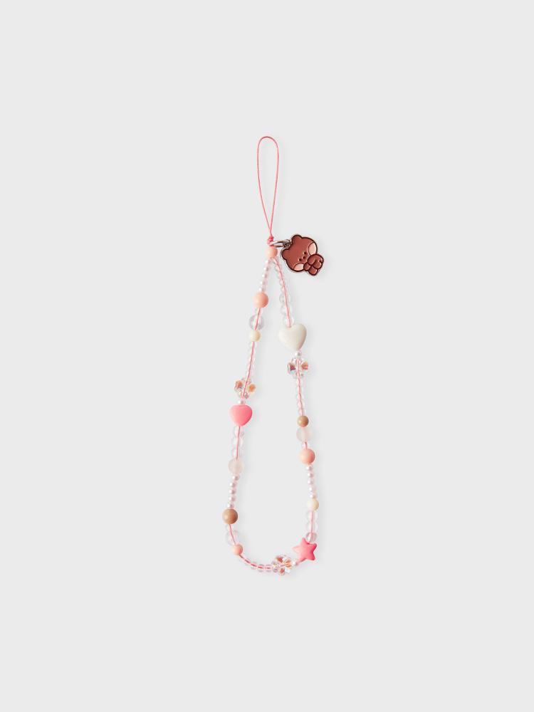 Line Friends minini Bunini Bead Strap Keyring