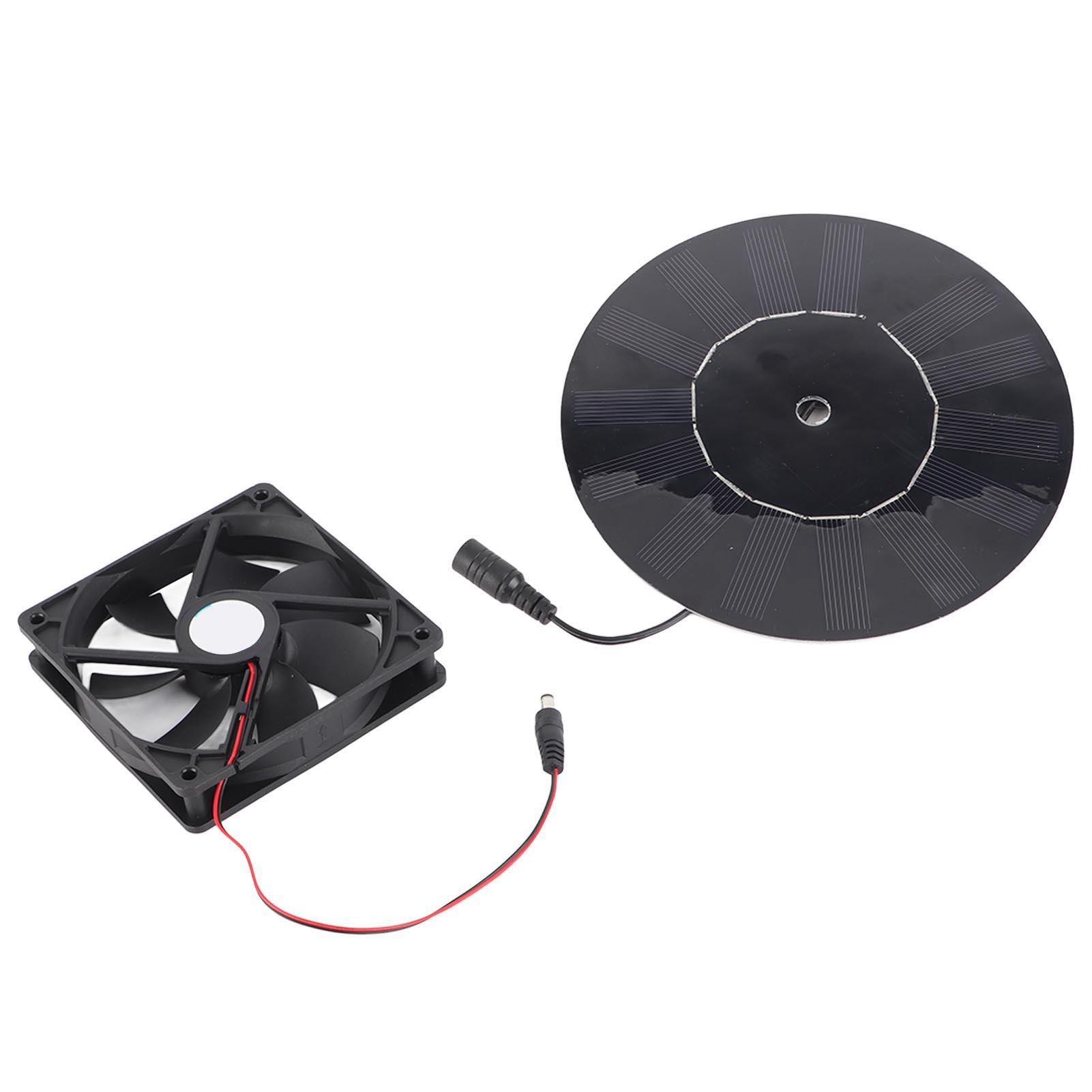 

5 Вт Вентилятор для вытяжной вентиляции курятника Монокристаллический кремний Солнечный вентилятор для домика для домашних животных кошек собак для фермы