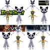 Cute Zoonomaly Plush Misfit Animal Zoo Stuffed Toy Short Fur Sitting Standing Skull Ghost