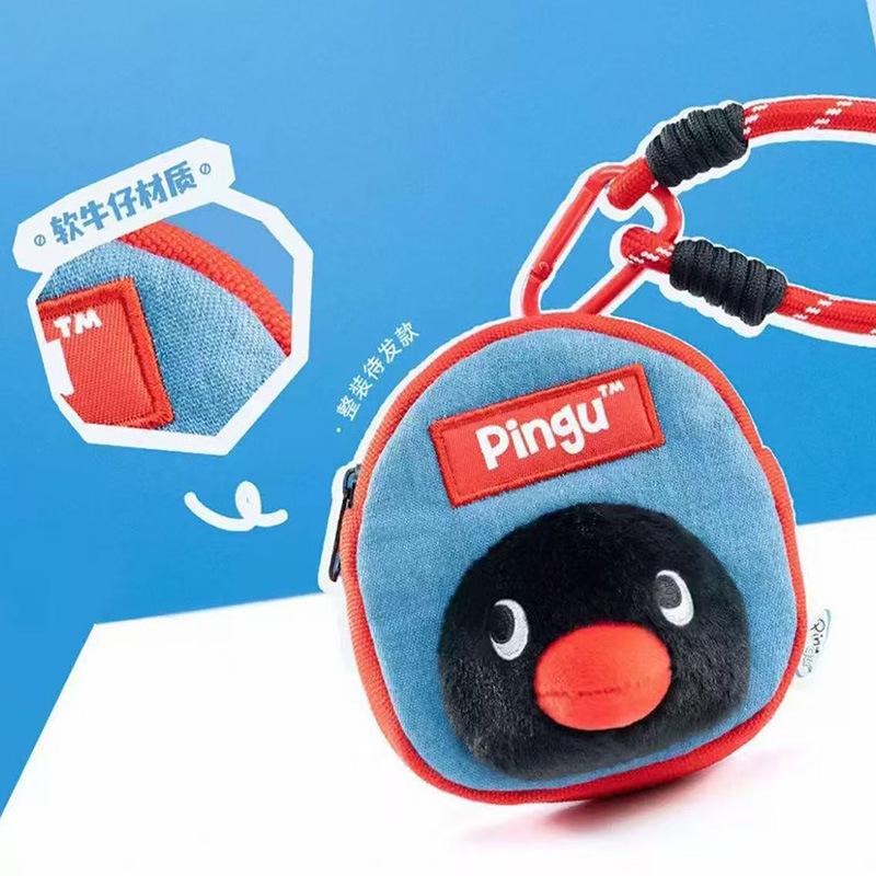 Youmai Penguin Sitting Pose Plush Toy Pinga Doll Ornament for Claw Machines