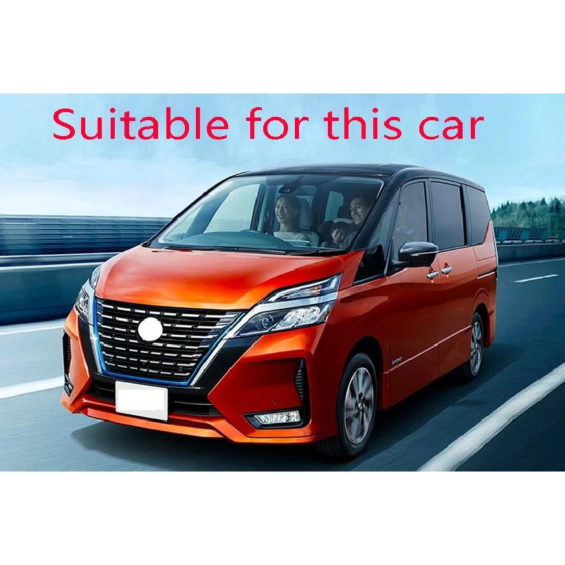 For NISSAN SERENA Car Accessories ABS Chrome Trim Tail Light Rear Back Frame Lamp Cover Molding