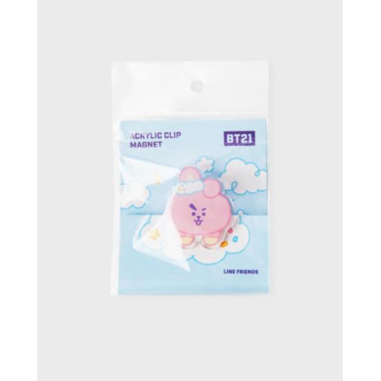 BT21 On The Cloud Edition Acrylic Clip Magnet