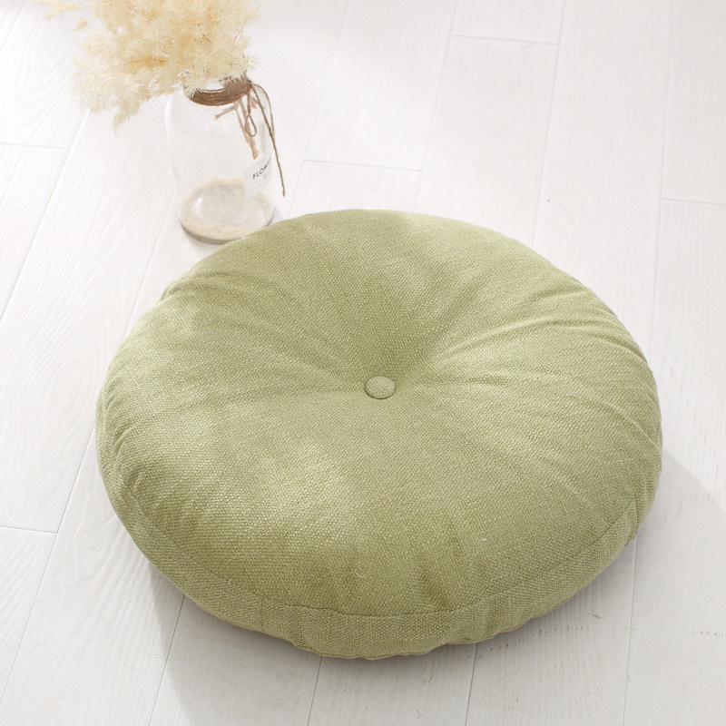Washable Japanese-Style Thick Linen Tatami Floor Cushion for Living Room