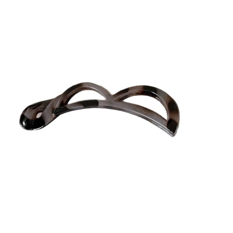 Fermaglio per capelli alla moda a forma di banana per donna, tinta unita, con torsione, per ragazze, con fermaglio per coda di cavallo, accessori per lo styling, copricapo