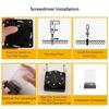 Solar Powered Cube Outdoor Lights, Multicolor Intelligent Light Controlled Sensor Lights, Suitable for Gardens, Paths and Patios