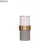 Gold Plated Cylinder Vase Leather Vases Desk Decoration Artificial Flower Decorative Flower Arrangement Room Aesthetic Decor