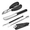 5Pcs/Set Professional Pedicure Kit Tools Manicure Nail Clippers Stainless Steel Scissors Grooming Kit Professional
