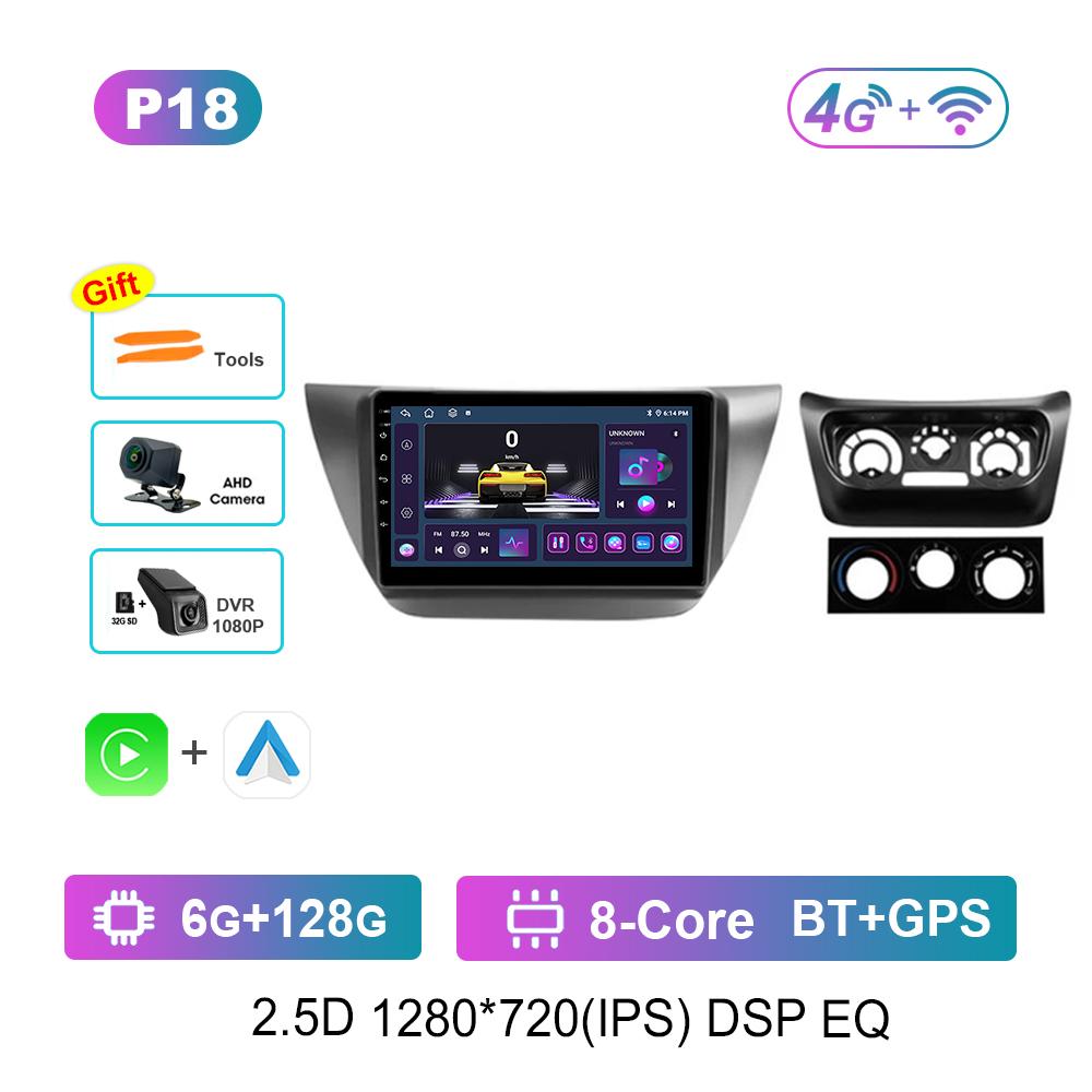Car Radio Multimedia Player Android System for Mitsubishi Lancer 9 CS 2000 - 2010 DSP Stereo Navigation GPS IPS Touch Screen 4G