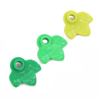 100 pezzi Foglia di pianta #32607 Mattoncino rotondo 1x1 con 3 foglie Blocchi da costruzione Pezzi di ricambio Componenti FAI-DA-TE Funziona con Mattoncini Lego