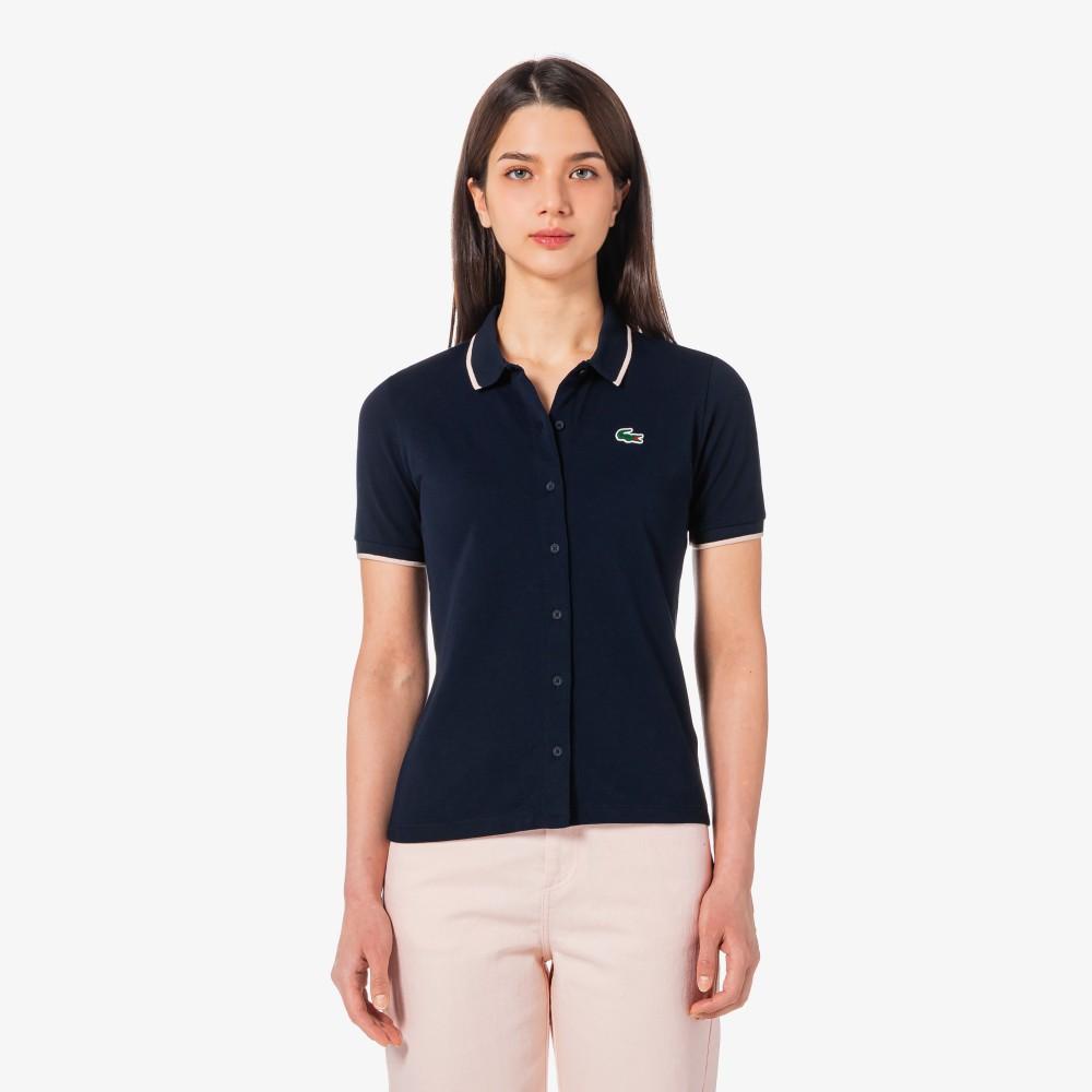 Lacoste Women's Golf Pique Shirt-Style Polo Shirt PF0104-56G166