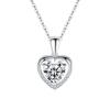 Niche jewelry Valentine's Day gift for girlfriend love diamond pendant s925 sterling silver necklace women