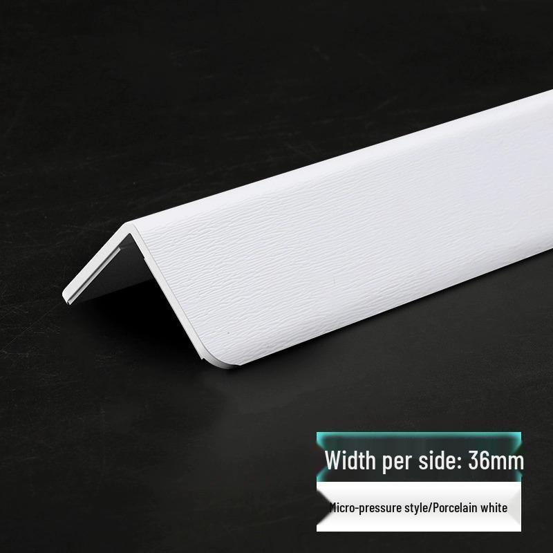 PVC Wall Corner Protection Strip - Anti-Collision Right Angle Edge for Living Room