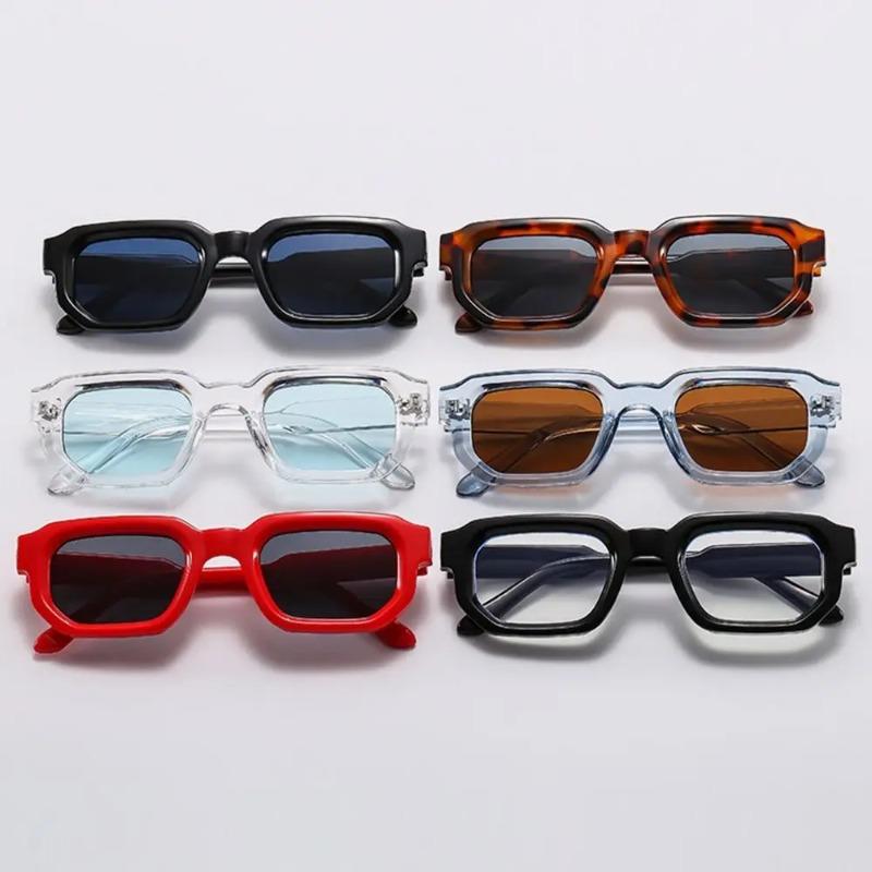 Fashion Retro Small Square Frame Sunglasses Women Shades Uv400 Protection Vintage Punk Men Outdoor Sports  Sun Glasses