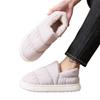 New Outdoor Waterproof Bag and Fluffy Slippers Hot-selling Couples Winter Warm Non-slip Cotton Shoes Home Slippers