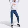 Adidas Originals Pearl Trefoil Boyfriend Hoodie Logo Print Loose Long Sleeve Hooded Sweatshirt Women Hoodies Gray II5602