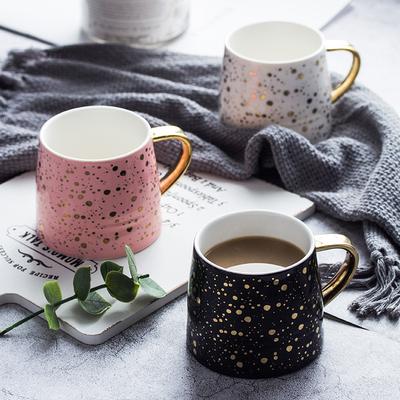 Taza de 350 ml, taza de café de estilo europeo, taza creativa, Taza de cerámica, regalo, taza de oficina
