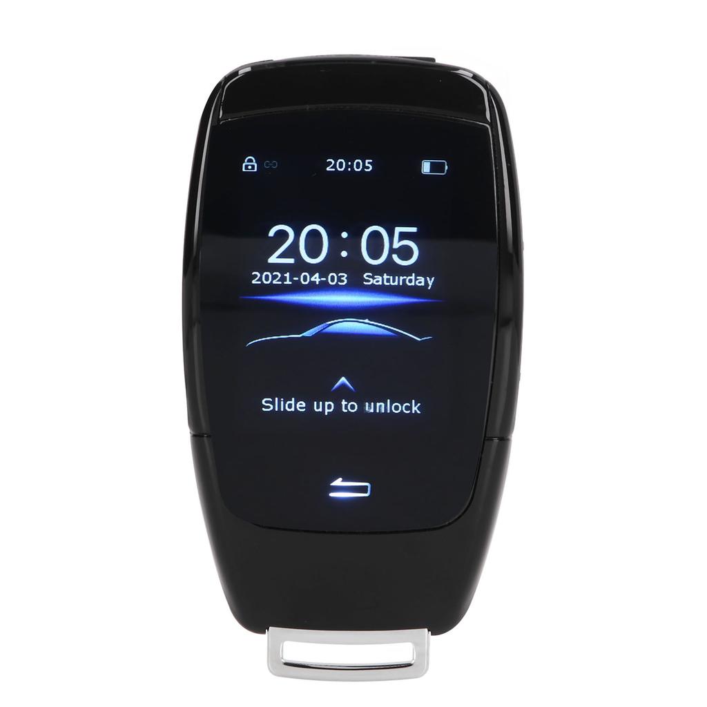 Universal TK900 LCD Touch Screen Smart Key Remote Keyless Entry for Start Stop Engine Button Models Black