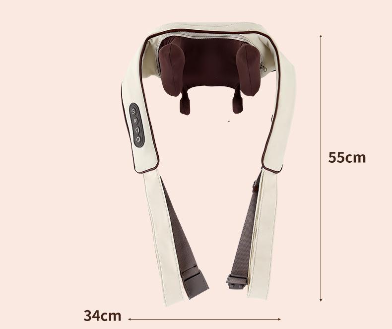 Trapezius Cervical Massager - Shoulder & Neck Kneading, Heat-Compress, Multifunction Shawl