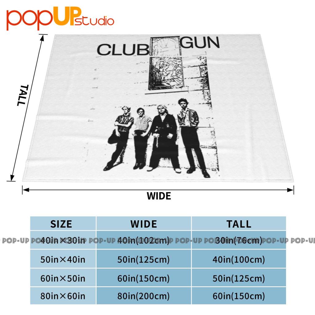 The Gun Club T-Shirt (Fire Of Love Miami) Ultra-Soft Blanket Quilt Winter Sofa Cover Bed Covers