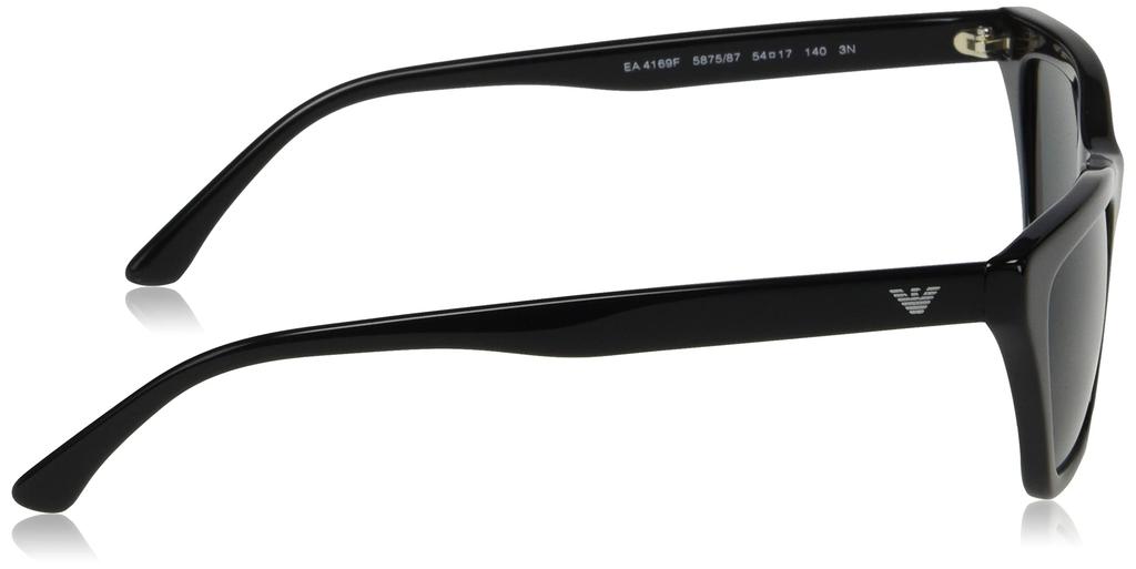 Emporio Armani EA4169F Size 54 Women's Sunglasses, Black,