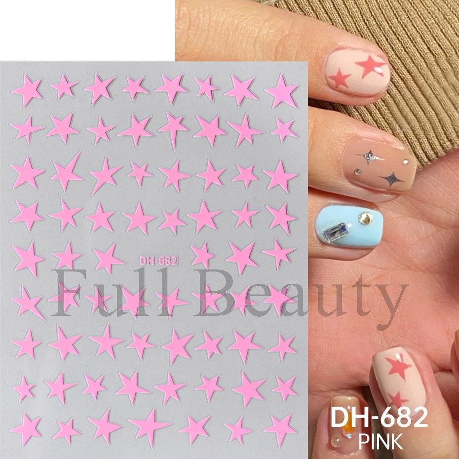 Nail Art Sticker, New Year'S Red Laser Red French Bow Atmosphere Adhesive 3D Nail Sticker