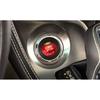 Red Keyless Engine Start Button Cover Made Of Real Carbon Fiber For Nissan Infiniti