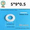 Thickened Nylon Plastic Flat Washer: Hard Plastic Gasket M2-M16