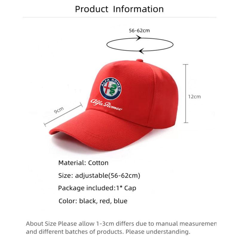 Car logo Dad Hat Vintage cotton baseball cap Unisex Sports Cap For Alfa Romeo giulia stelvio giulietta 159 147 156 Accessories