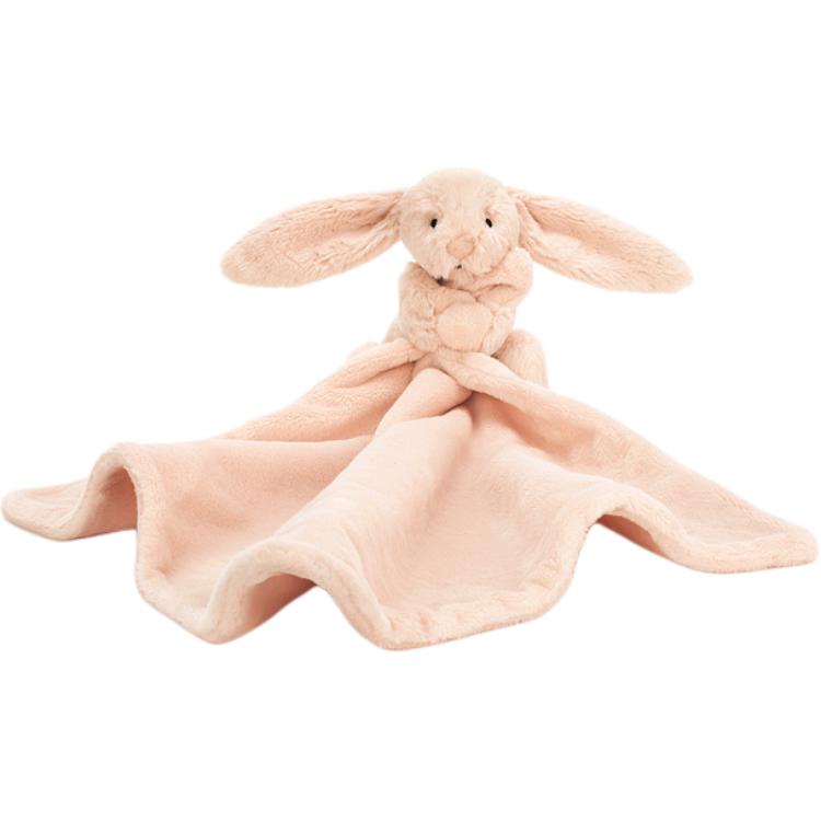 JELLYCAT Bunny Collection Pink Bunny Soothing Towel Dolls Plush Doll 34cm Height In Sitting Posture