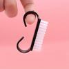 2pcs Unisex Black Nail  With Handle Sheep Horn Frosted Brush, Toenail Cleaning Brush, Nail Care Tool