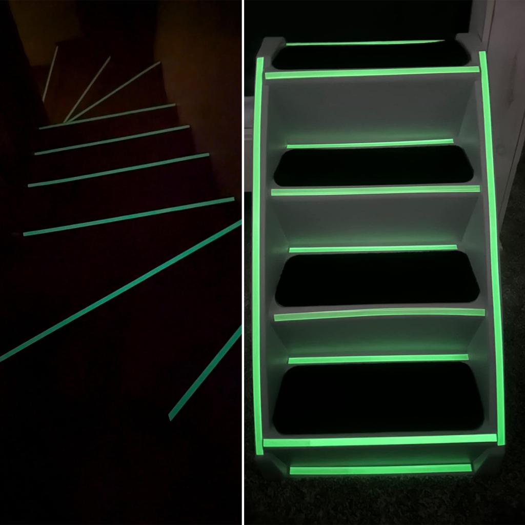 Taśma Świecąca w Ciemności Dla Bezpieczeństwa i Dekoracji Wytrzymałe Wodoodporne Materiały Samoprzylepne Z Długotrwałą Luminescencją