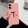 Pink Black Couple Style Phone Cover For Tecno Spark Go 2 3 1 1S Case Simple Letter Housing Soft Silicone Anti Slip Durable Shell