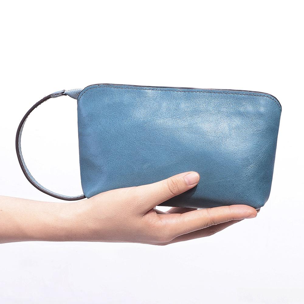 Women'S Handbag First Layer Cowhide Multifunctional Handbag Leather Wallet Women'S Casual Versatile Women'S Bag