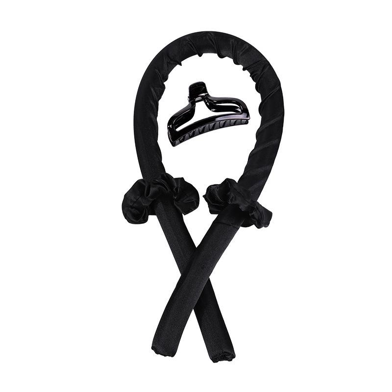 

Ленивый набор для завивки волос: Бигуди-губки «Жемчужная волна» без нагрева с резинкой для волос Standard чёрный