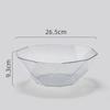 Irregular Desktop Fruit Bowl Basket Geometric Snacks Candy Storage Holder Transparent Fruit Plate Table Sundries Dropshipping